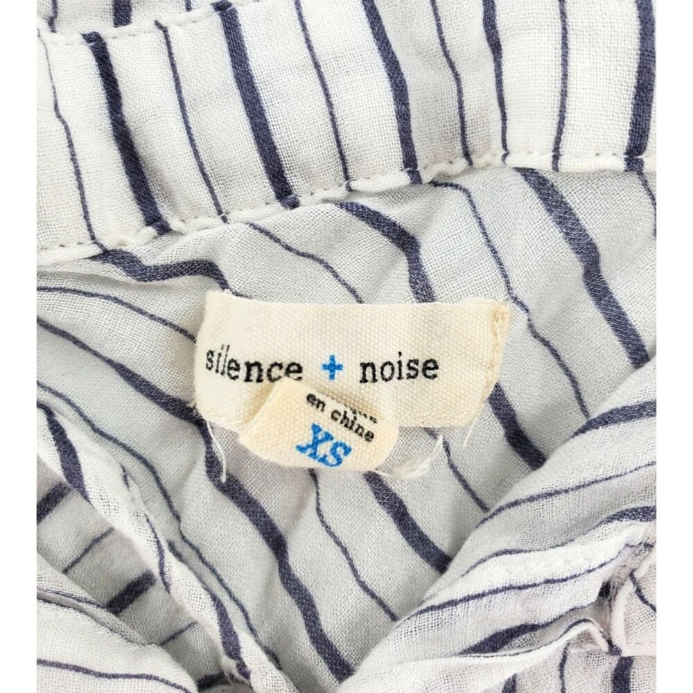Silence + Noise Sm Charlie Striped Button-Down Sh… - image 8